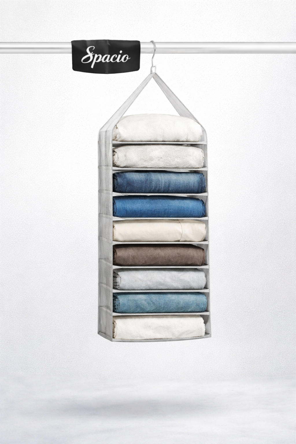 SPACIO Foldable Hanging Clothes Organizer